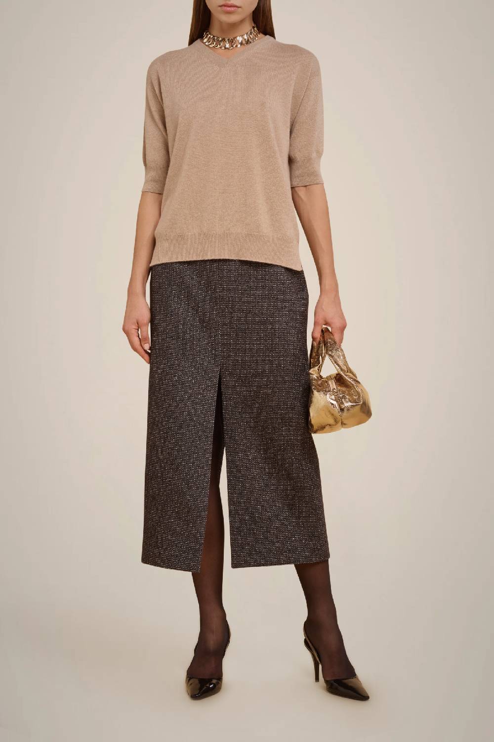 Liviana Conti MAGLIA 100% CASHMERE W4FF4WC53W69-0.XS