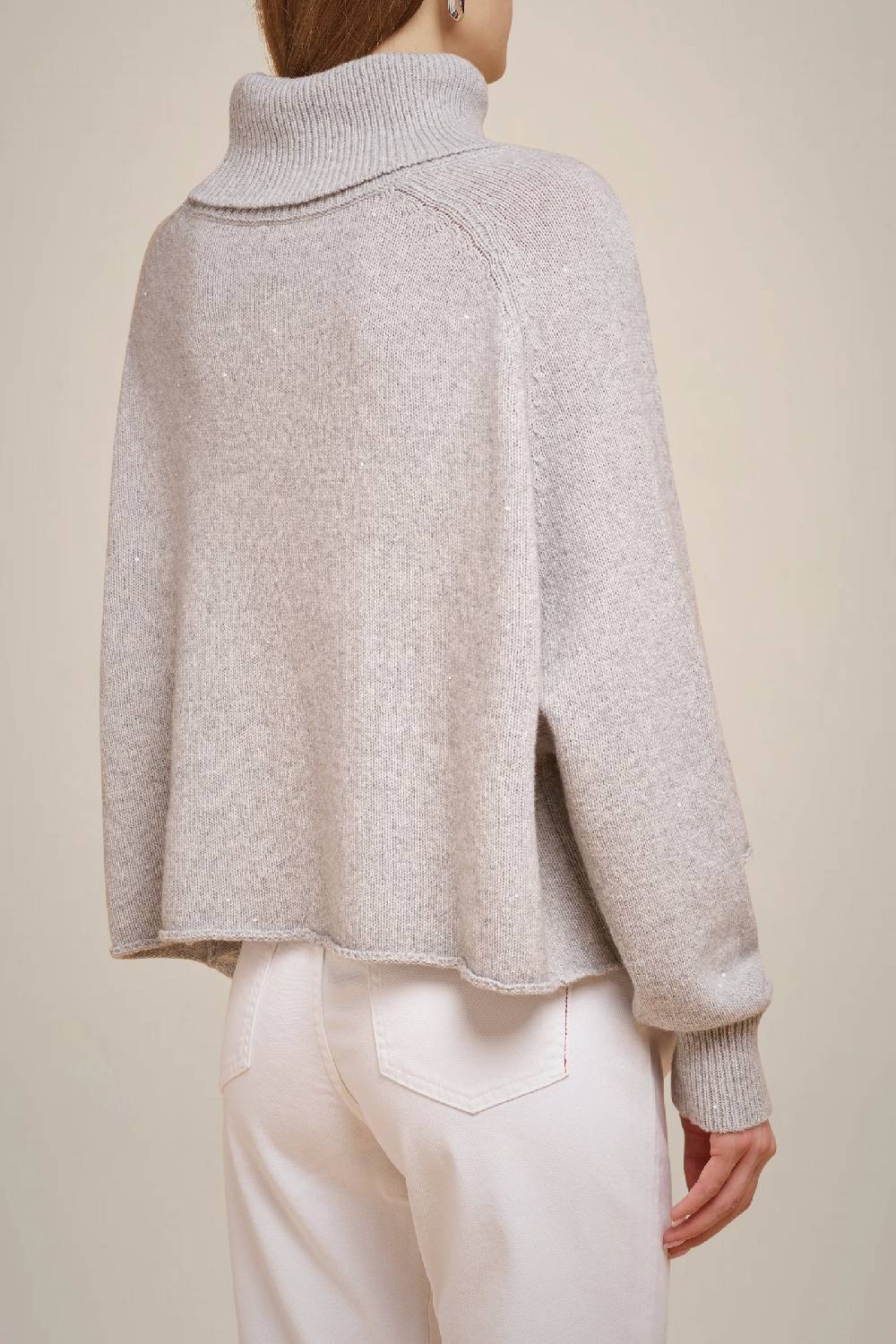 Liviana Conti MAGLIA CASHMERE PAILLETTES W4FF4WG45X47-Z.XS