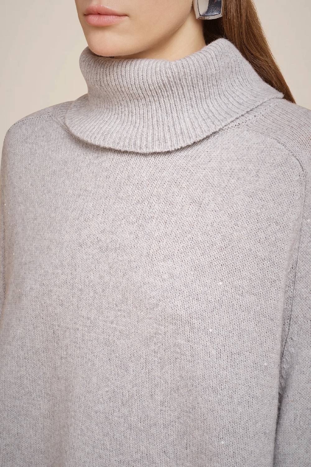 Liviana Conti MAGLIA CASHMERE PAILLETTES W4FF4WG45X47-Z.XS