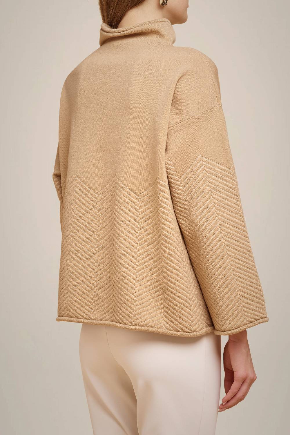 Liviana Conti MAGLIA JACQUARD A RILIEVO W4FF4WA78T50-1.XS