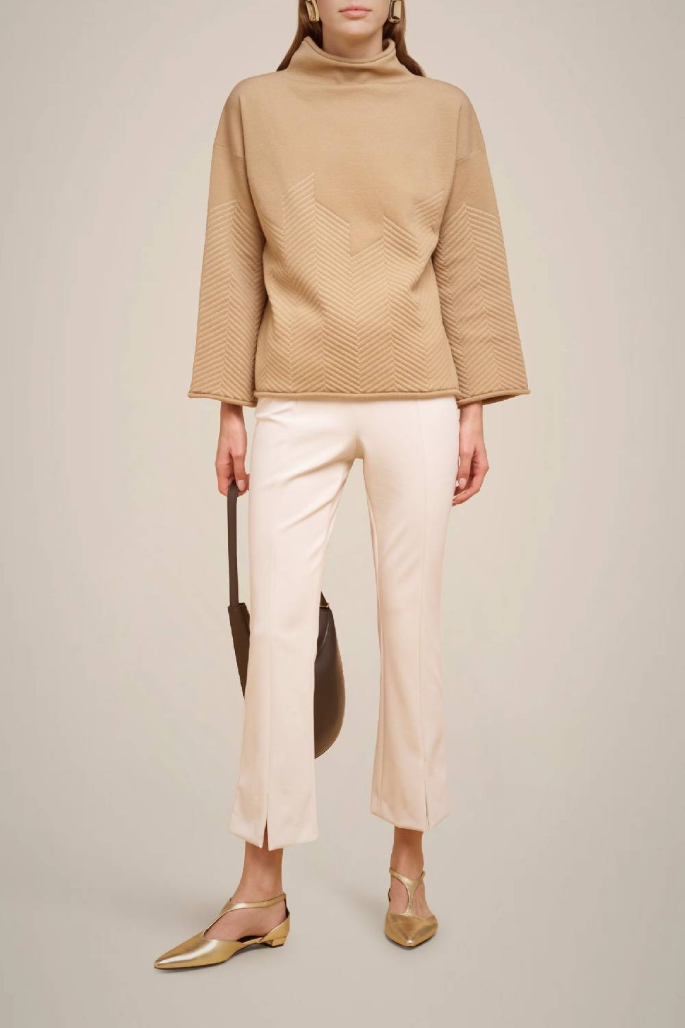 Liviana Conti MAGLIA JACQUARD A RILIEVO W4FF4WA78T50-1.XS