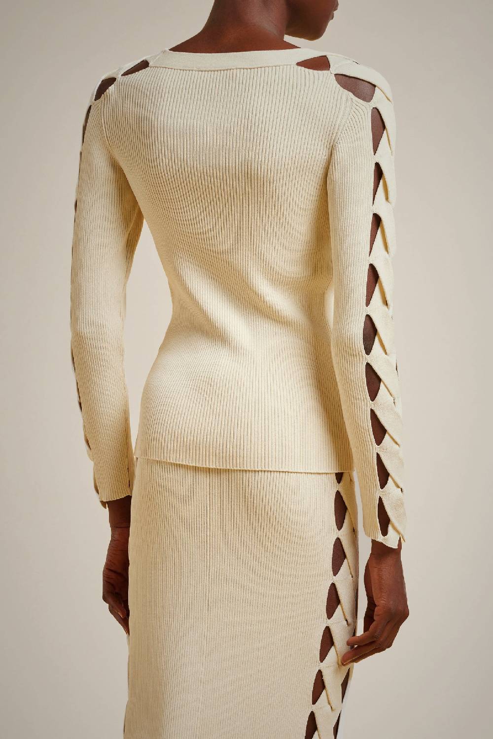 Liviana Conti MAGLIA MANICHE CON INTRECCIO S4FF4SA30A11-2.XS