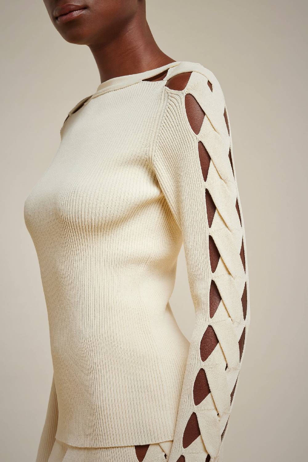 Liviana Conti MAGLIA MANICHE CON INTRECCIO S4FF4SA30A11-2.XS