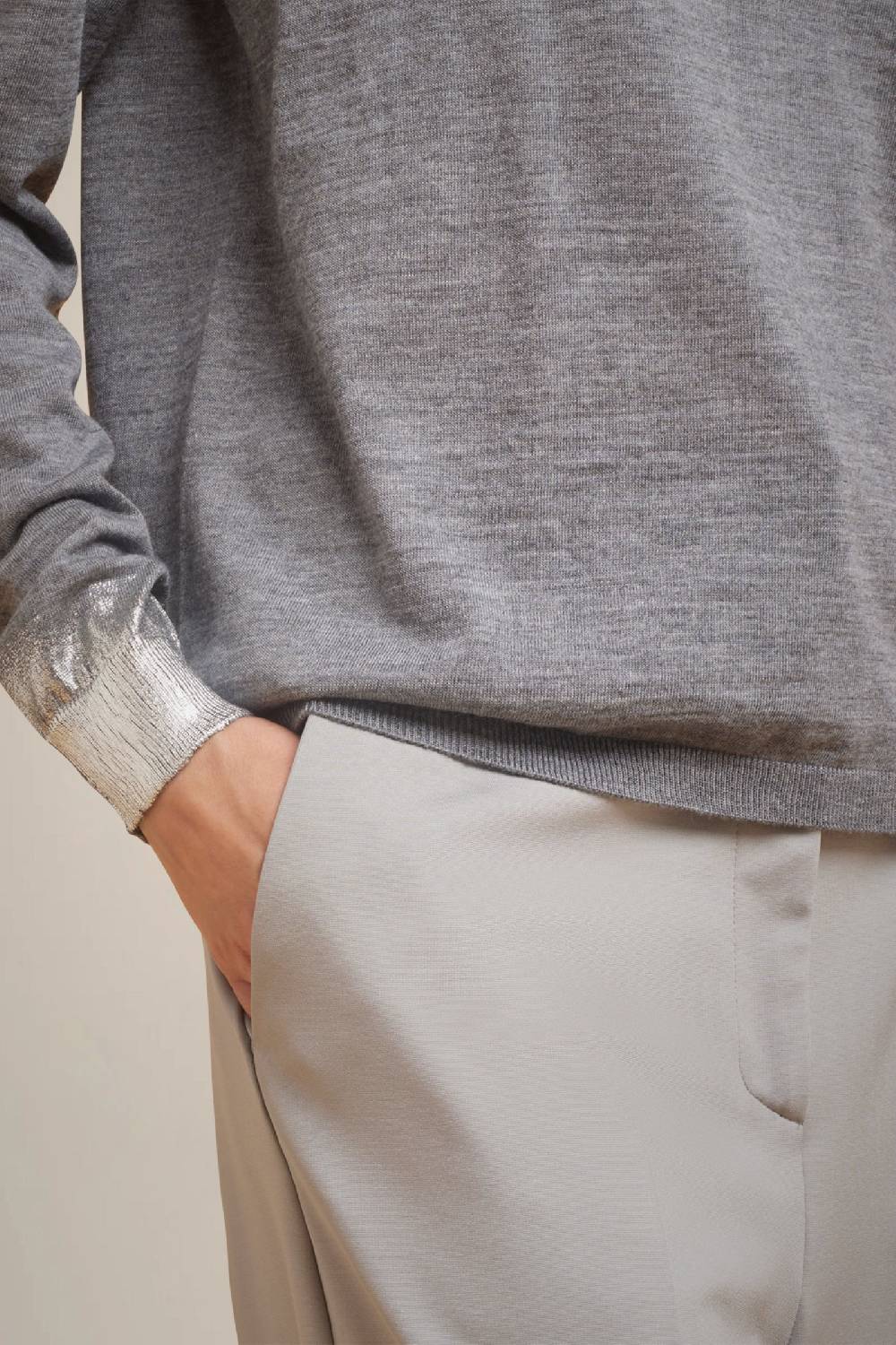 Liviana Conti MAGLIA POLSI LAMINATI W4FF4WA04X92-Z.XS