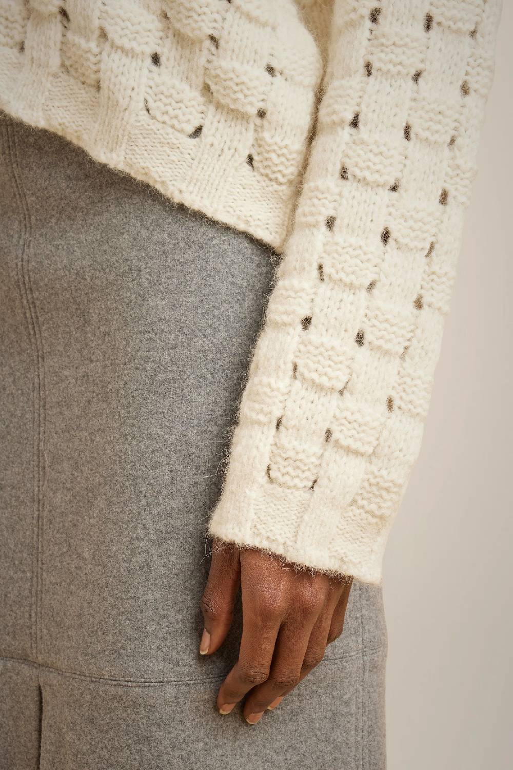 Liviana Conti MAGLIA SCOLLO A V PUNTO CANESTRO W4LL4W307A08-1.XS