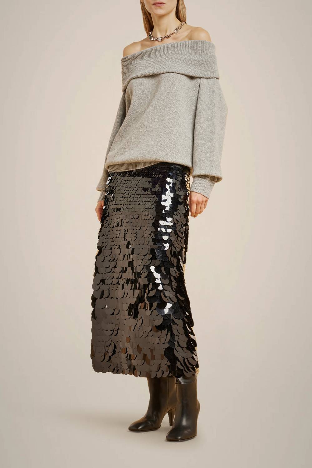 Liviana Conti MAGLIA SPALLA SCOPERTE IN CASHMERE RICICLATO W4LL4WC12X47-0.XS