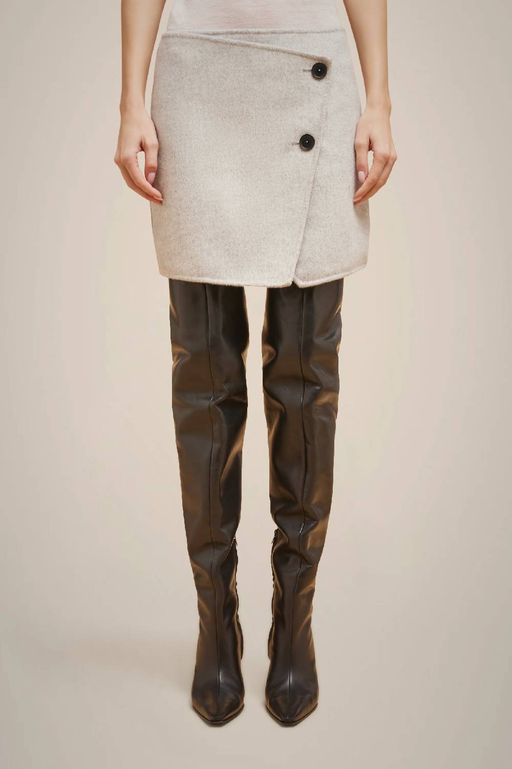 Liviana Conti MINI GONNA IN 100% LANA W4FF4WW66X47-0.38