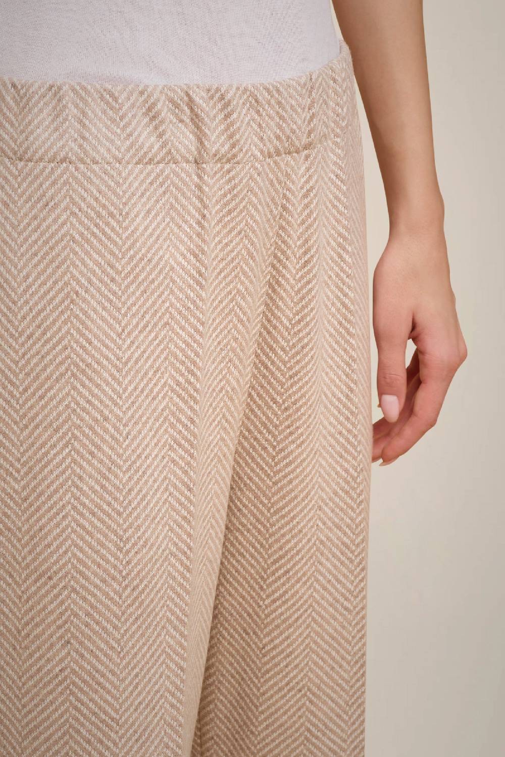 Liviana Conti PANTALONE CROP PANNO CASHMERE W4FF4WL417-RSC.38