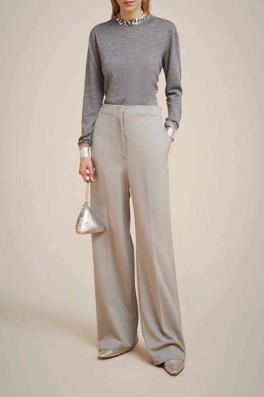 Liviana Conti PANTALONE PALAZZO PUNTO MILANO W4FF4WM35X72-0.38