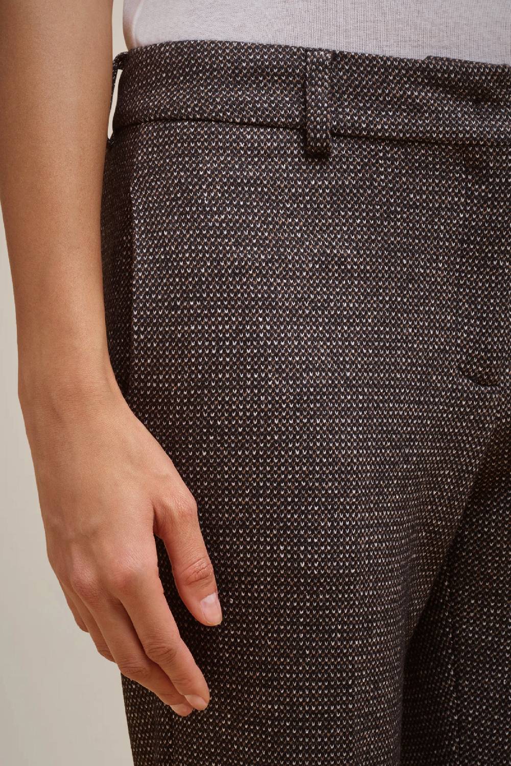 Liviana Conti PANTALONE PANNO CASHMERE W4FF4WL33SAL-3.38