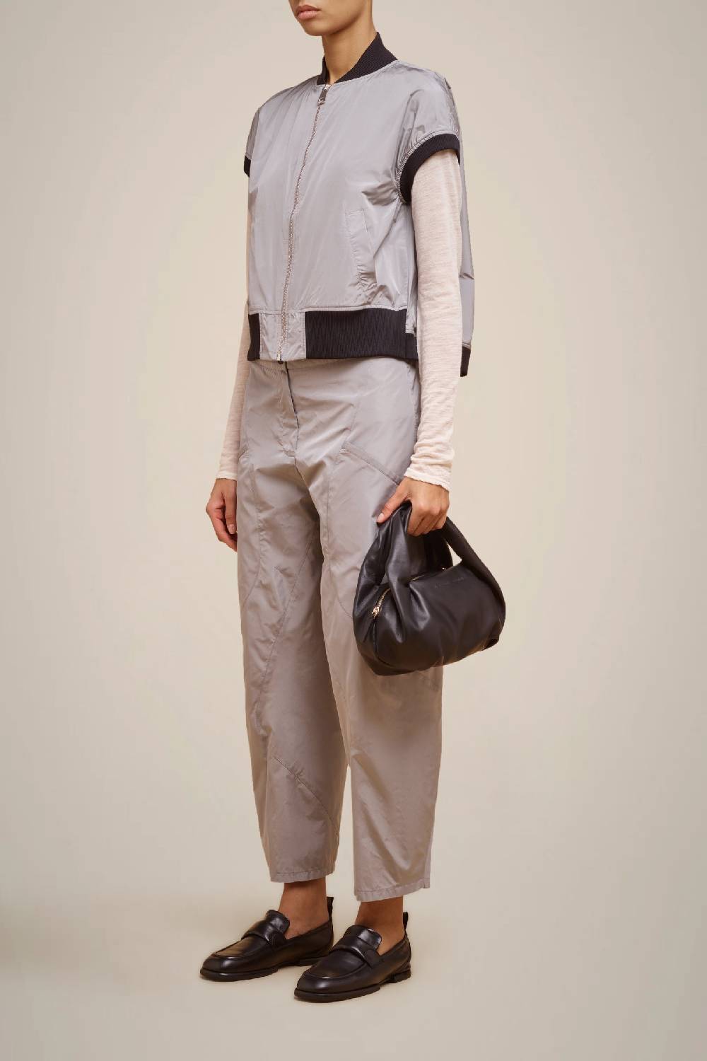 Liviana Conti PANTALONE TAGLI IN TAFFETA' W4FF4WY30X72-0.38