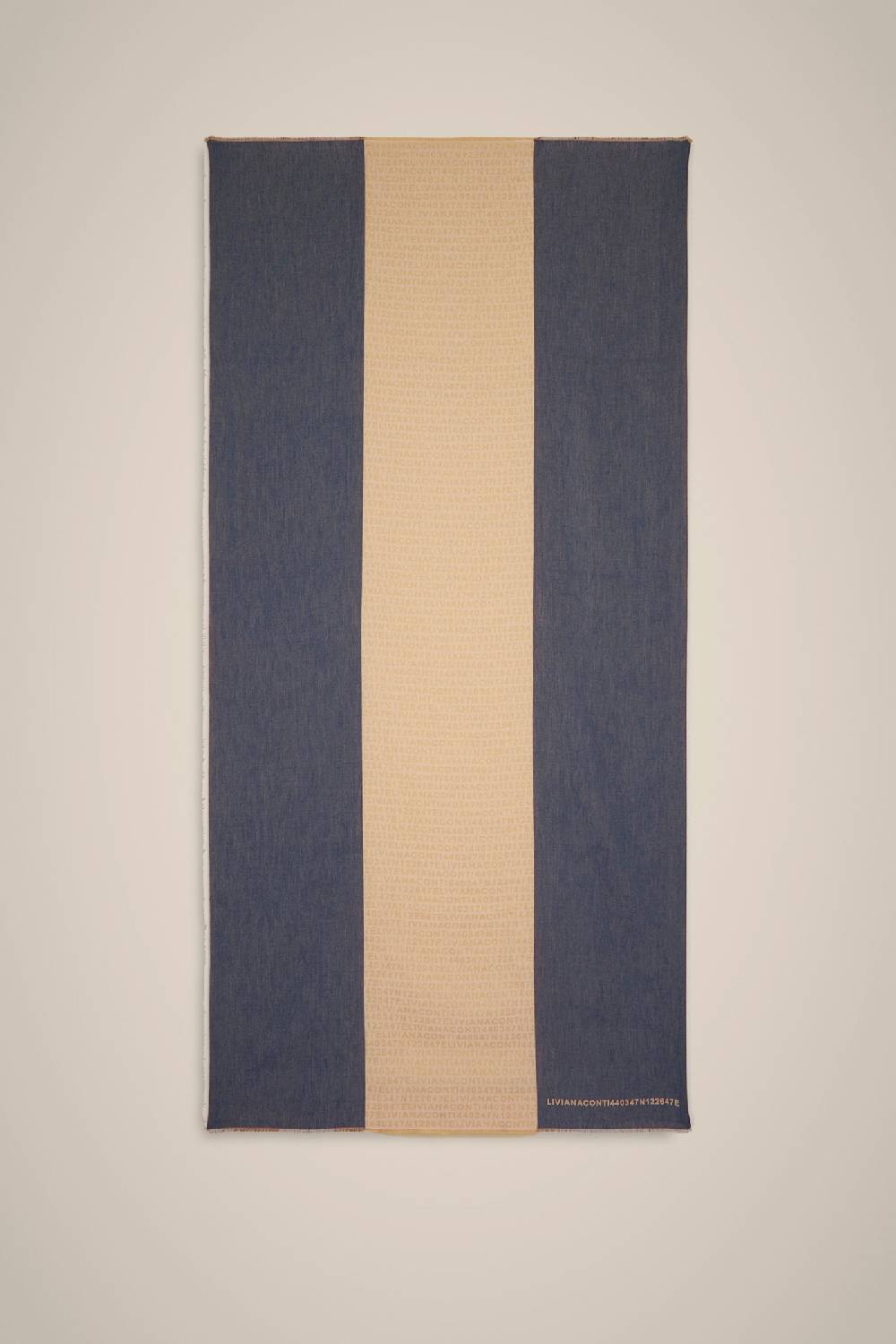 Liviana Conti STOLA JACQUARD LOGO S4AA4SF19K57-W.NR