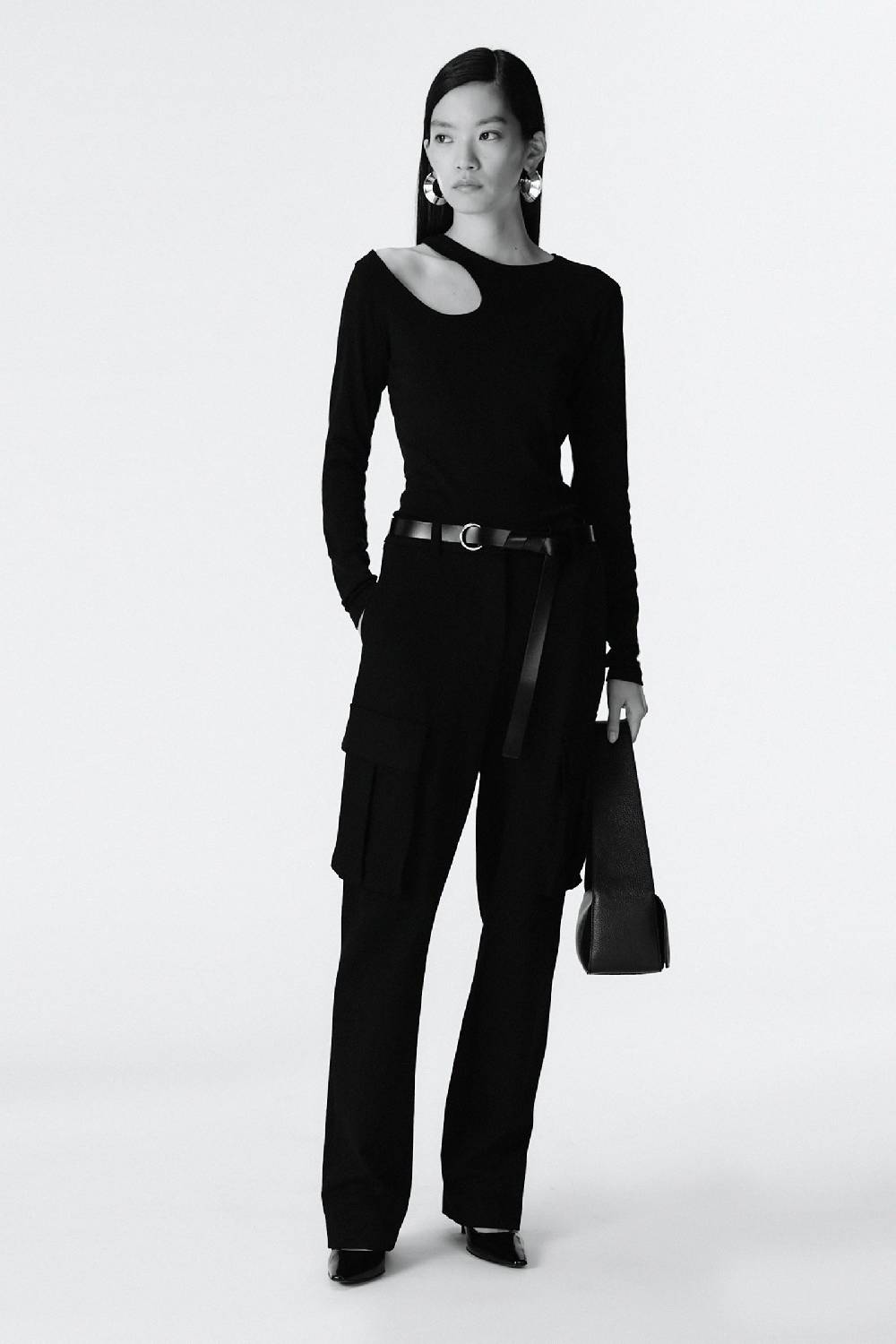 Liviana Conti T-SHIRT CUT-OUT A COSTINE W4FF4WW85Y69-0.XS