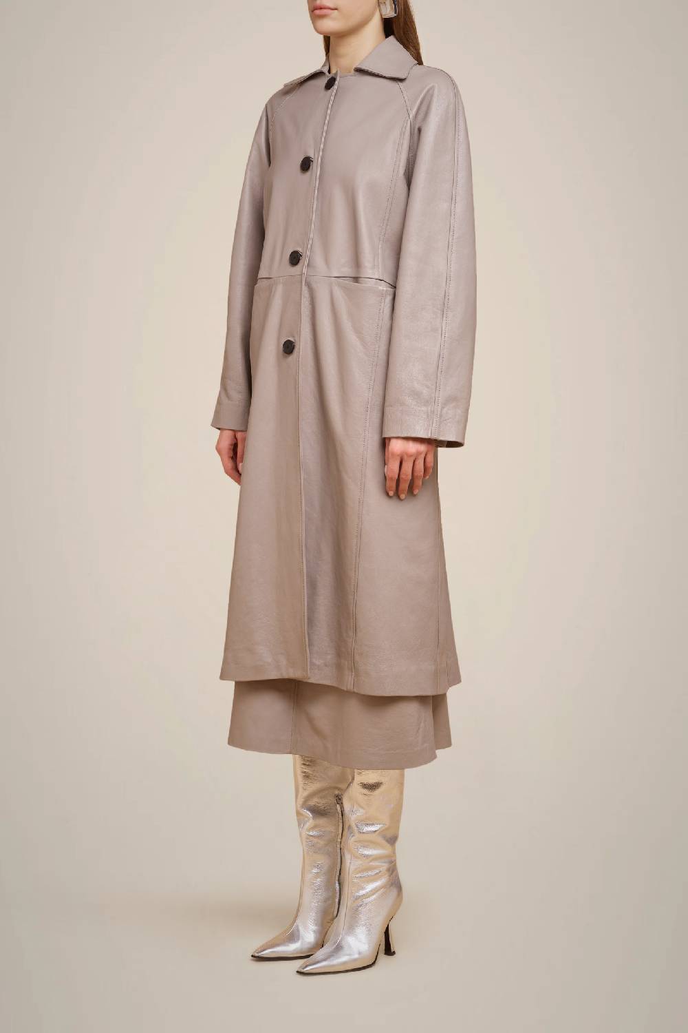 Liviana Conti TRENCH IN VERA PELLE W4FF4WX35X72-0.38