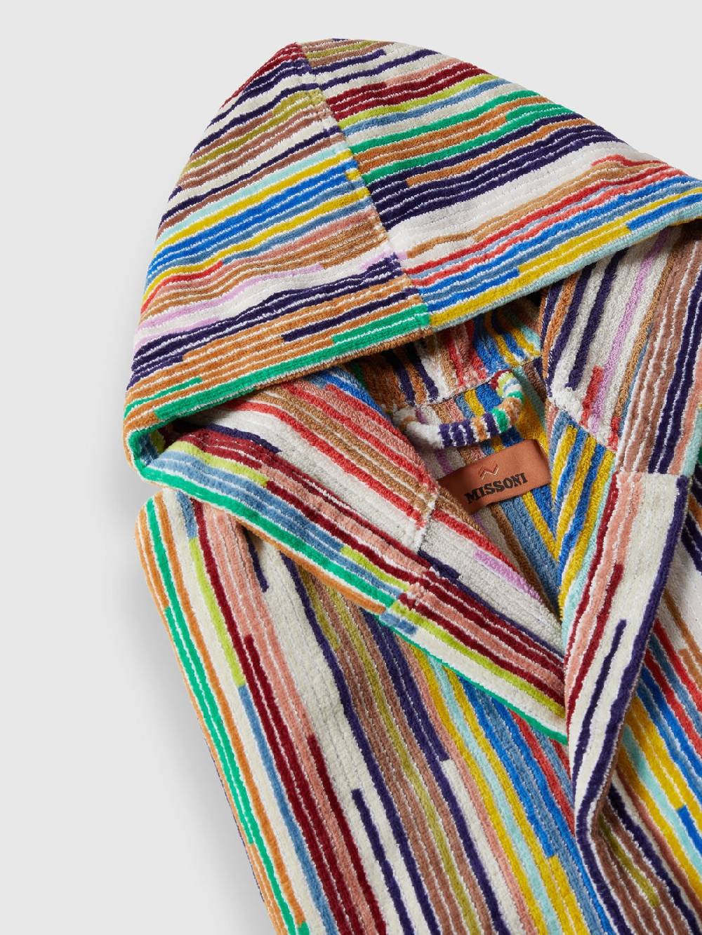 M Missoni Accappatoio Melody In Spugna Di Cotone A Righe Verticali
