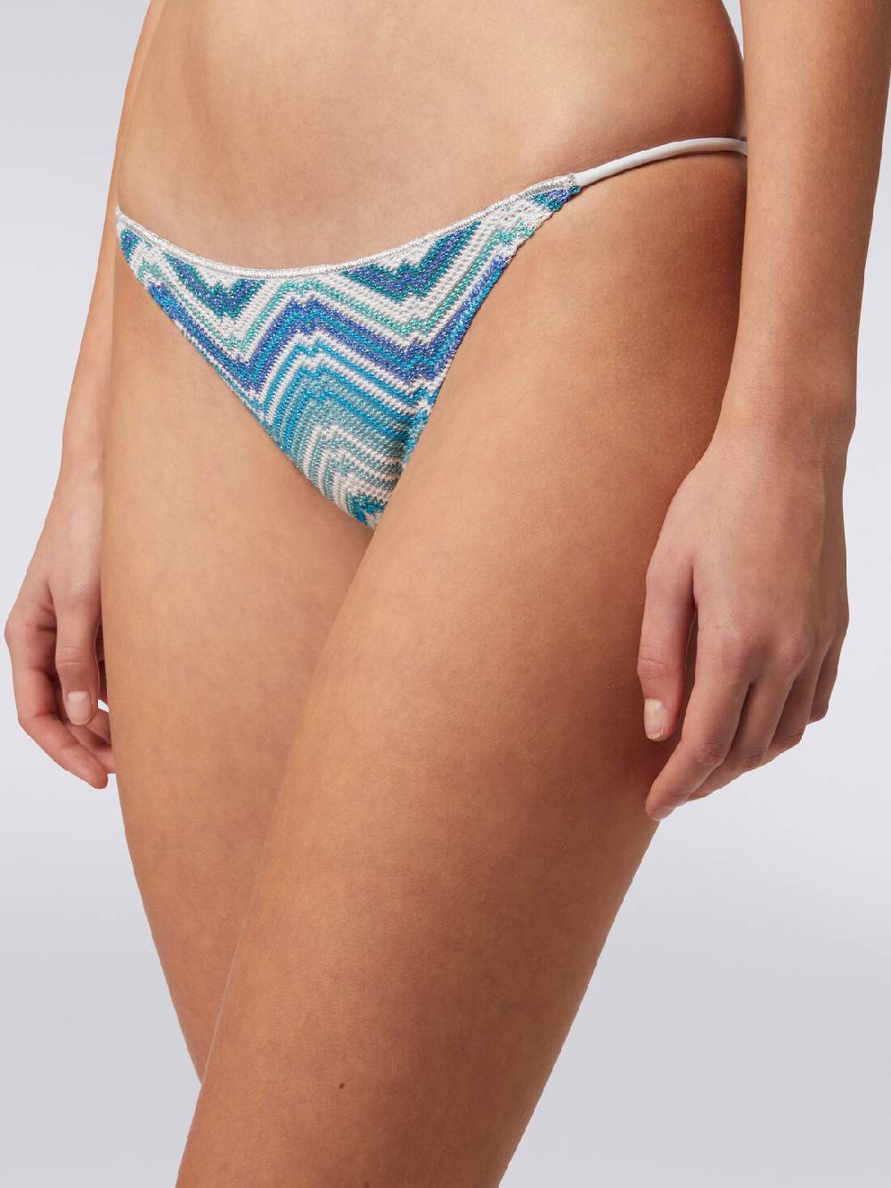 M Missoni Bikini In Misto Viscosa Chevron Con Lurex