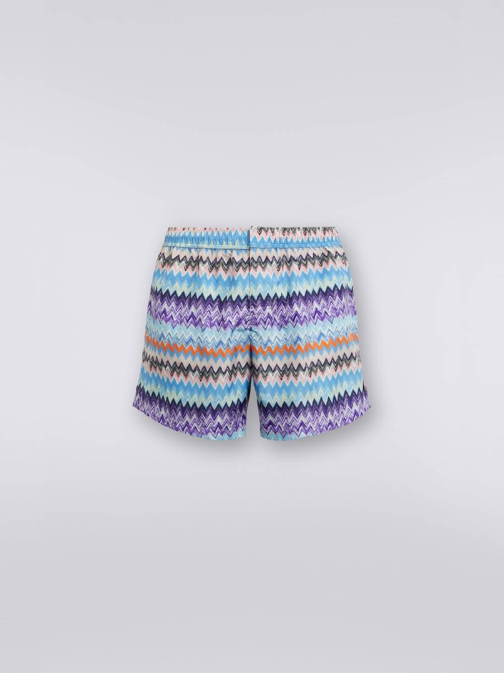 M Missoni Boxer mare in tessuto tecnico stampa chevron
