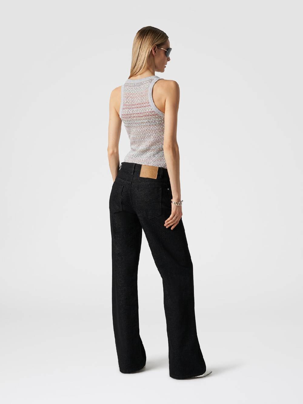 M Missoni Canottiera In Maglia A Rete Con Applicazione Di Paillettes