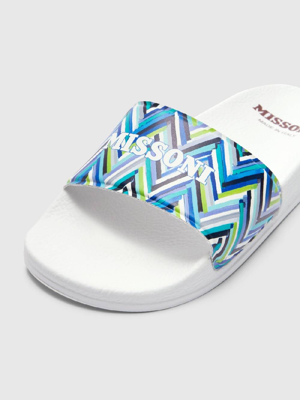 M Missoni Ciabatte Con Motivo Chevron E Scritta Logo