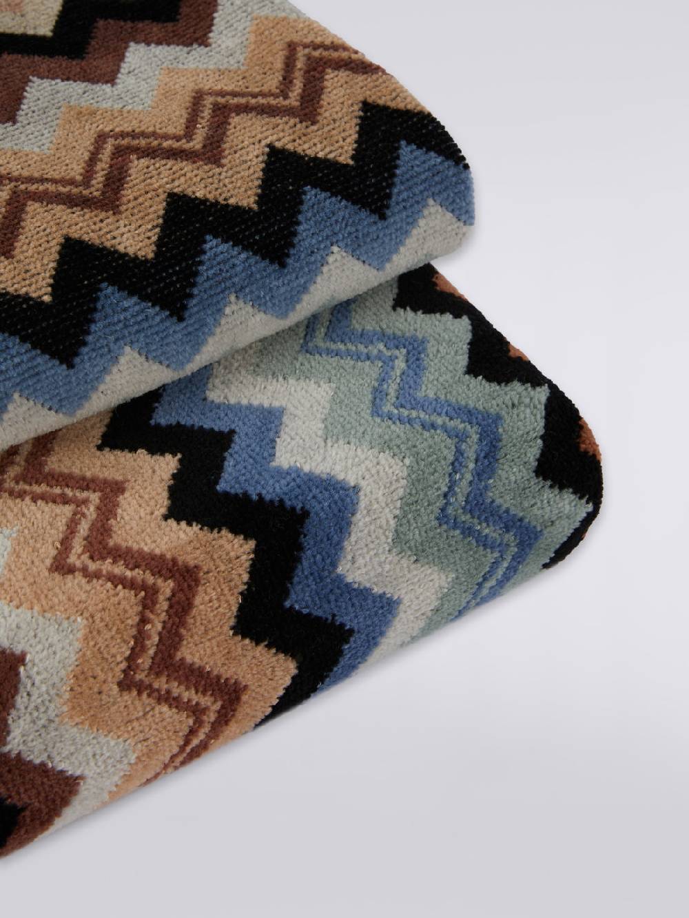 M Missoni Coppia Di Asciugamani In Spugna Di Cotone Adam