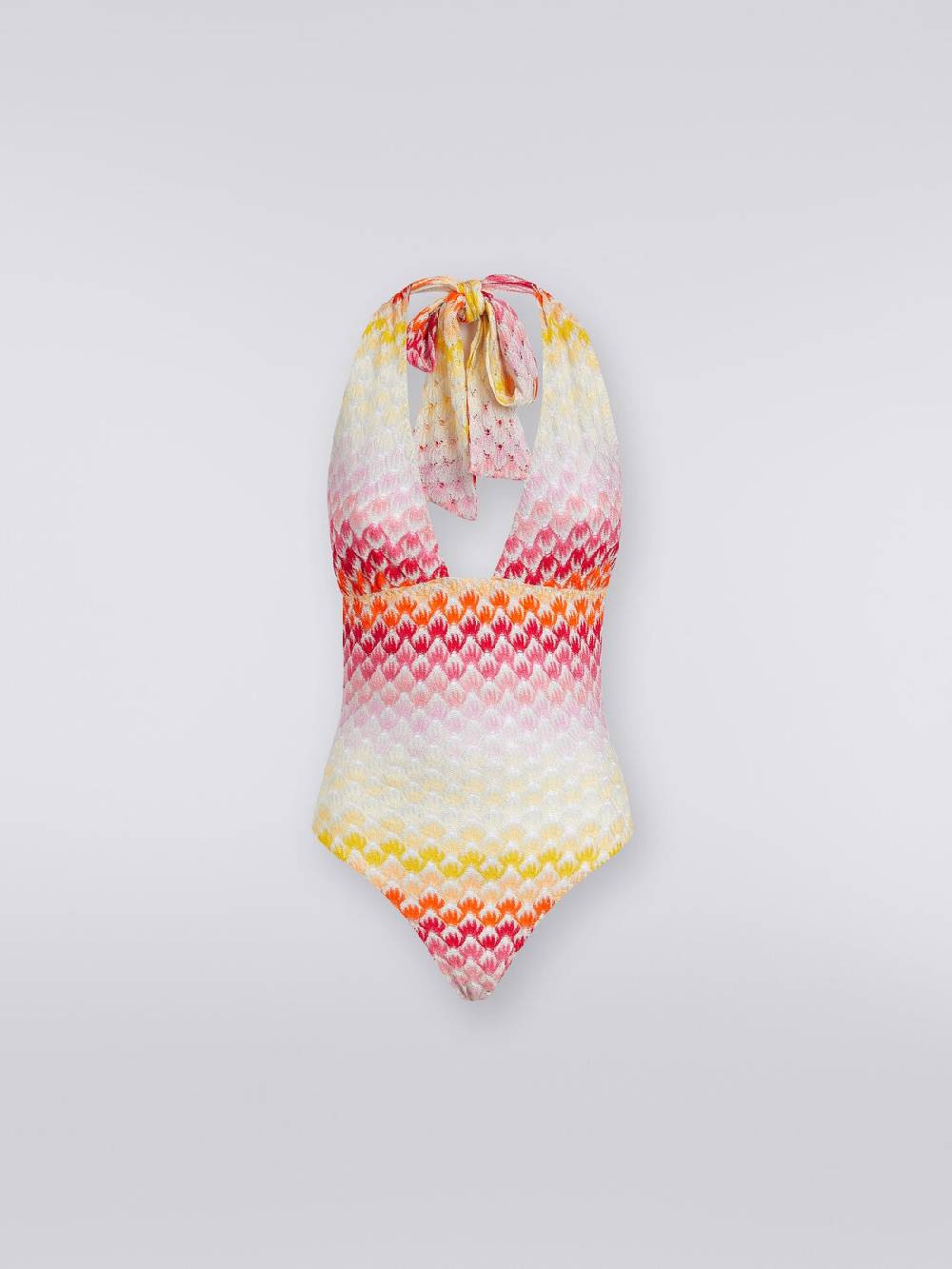 M Missoni Costume Intero Effetto Pizzo Dégradé Con Lurex