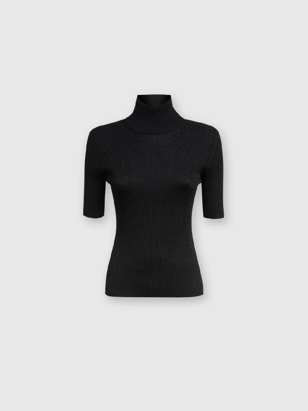 M Missoni Lupetto A Maniche Corte In Viscosa Effetto Glitter