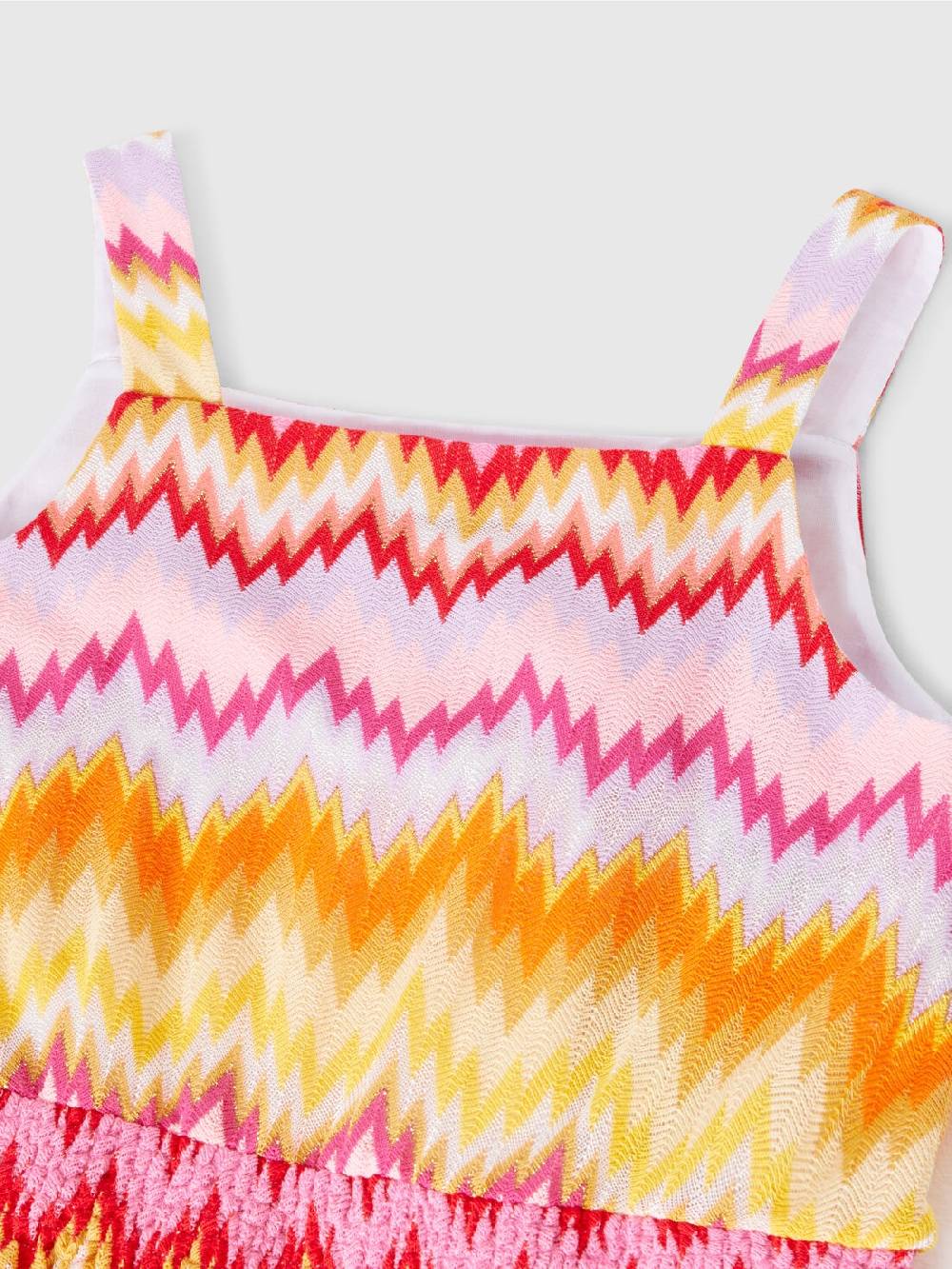 M Missoni Abito In Misto Cotone Zig Zag