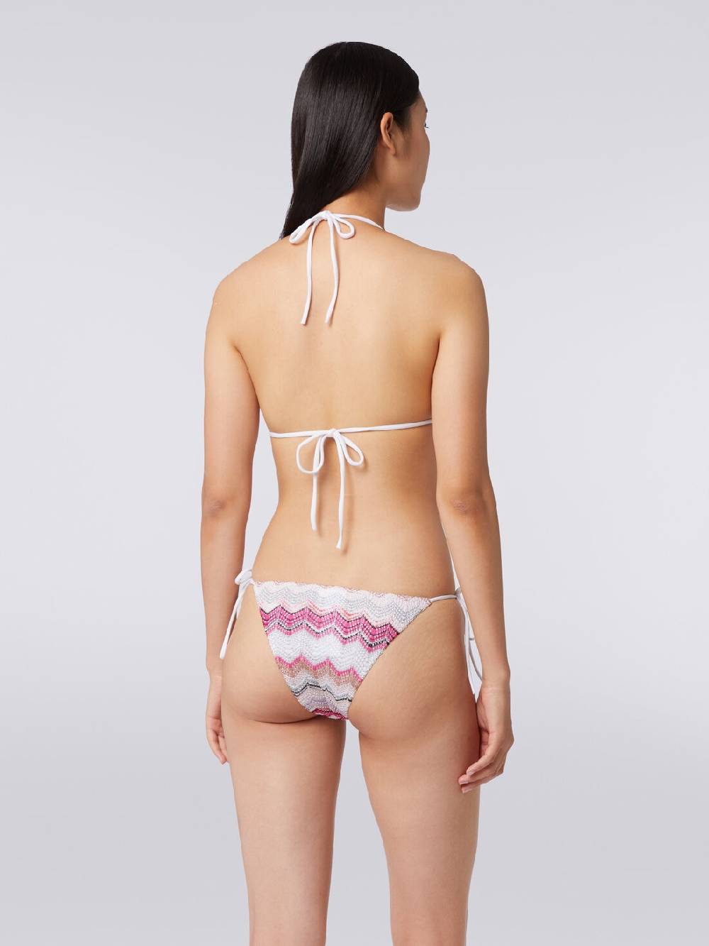 M Missoni Bikini Crochet Zig Zag Con Lurex