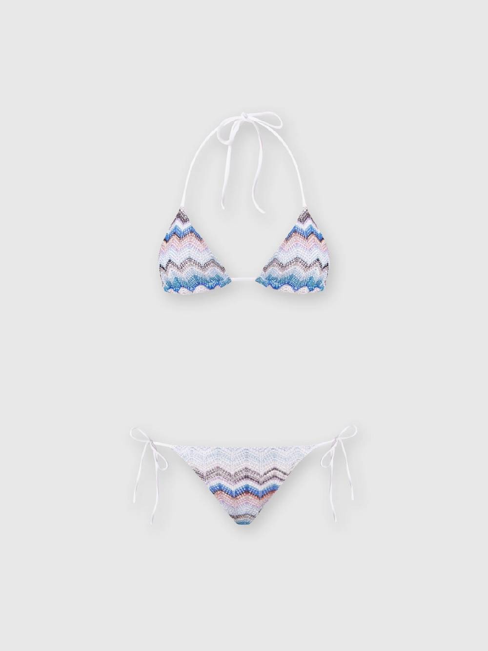 M Missoni Bikini crochet zig zag con lurex
