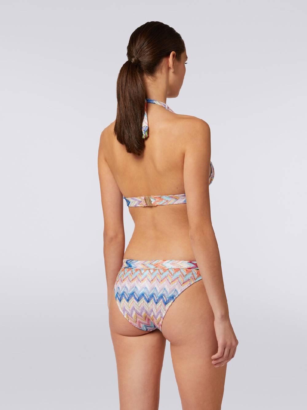 M Missoni Bikini In Viscosa Zig Zag Con Lurex