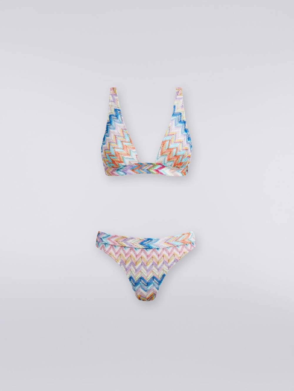 M Missoni Bikini in viscosa zig zag con lurex