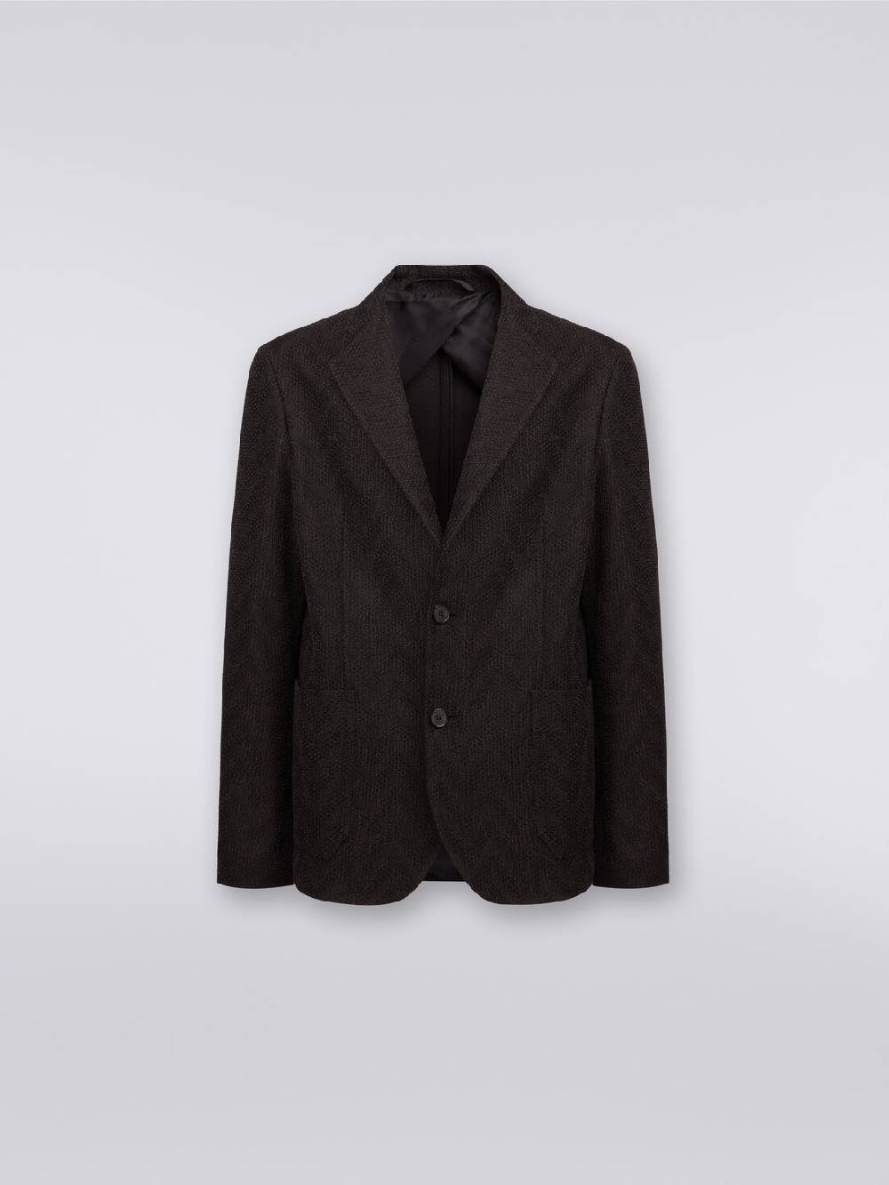 M Missoni Blazer monopetto in cotone chevron