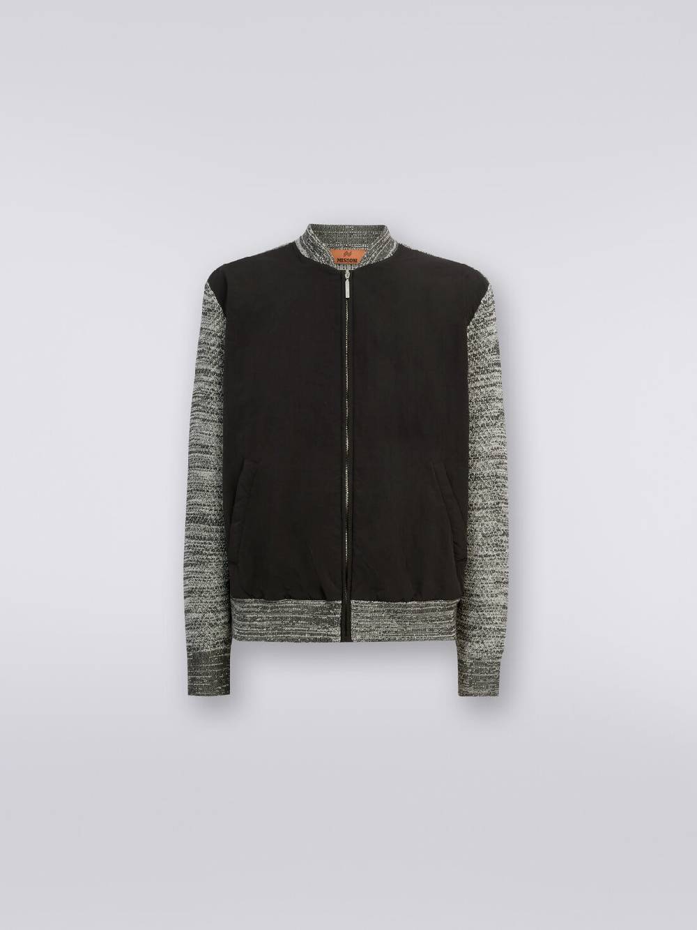 M Missoni Bomber In Misto Cotone E Nylon