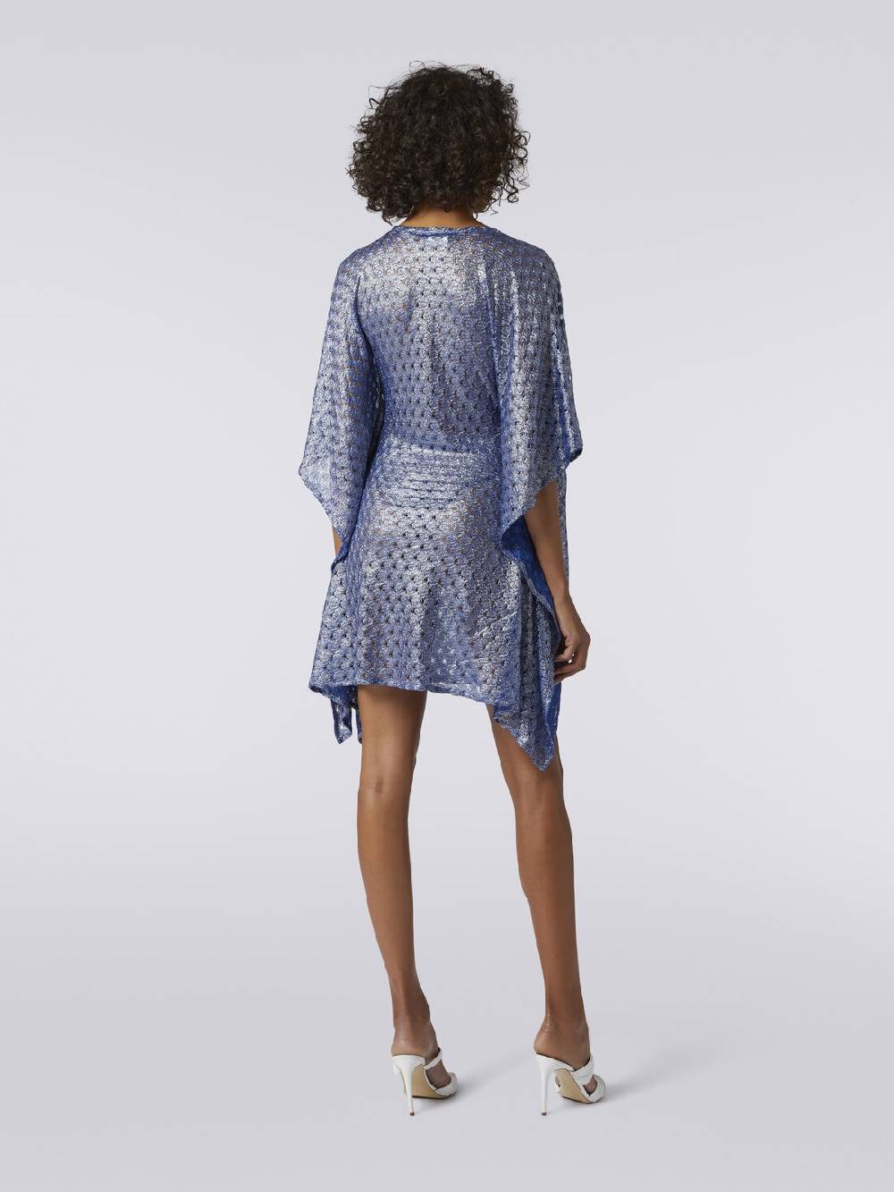 M Missoni Caftano Copricostume Corto Effeto Pizzo