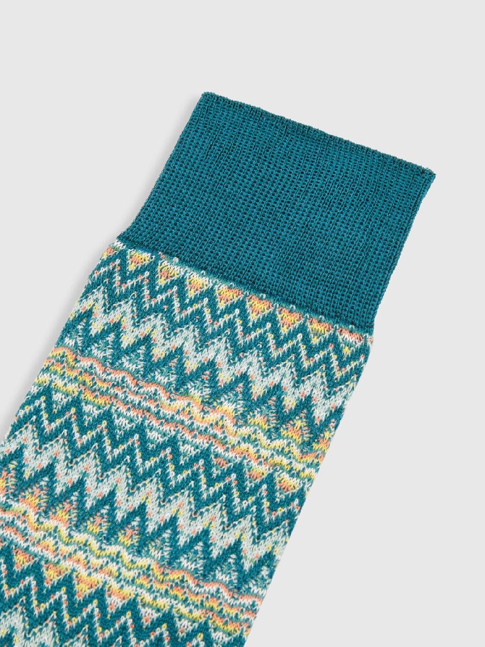 M Missoni Calzini Corti In Misto Cotone Chevron