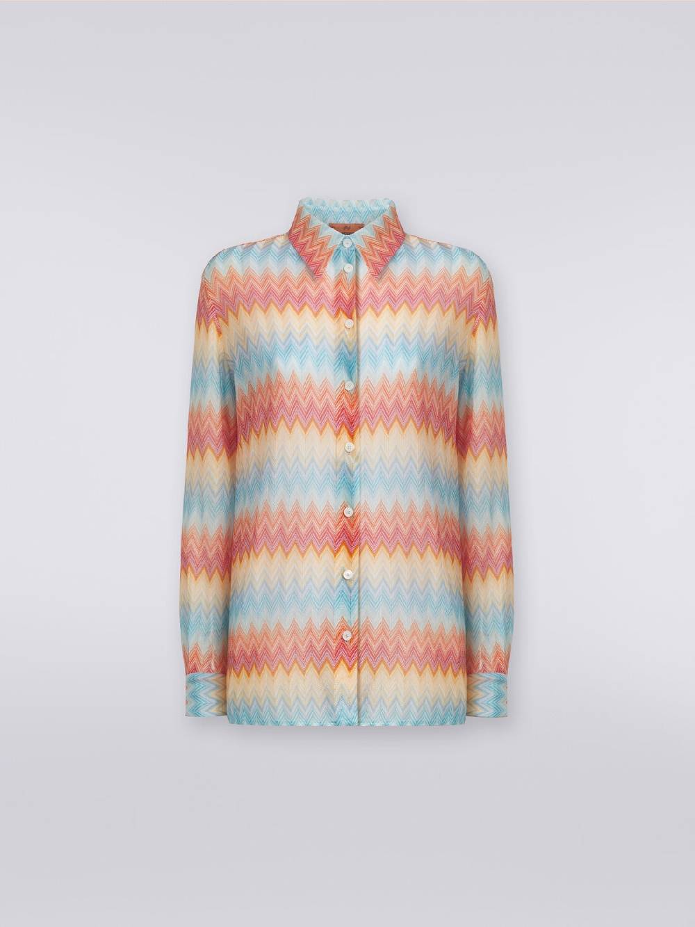 M Missoni Camicia In Maglia Di Viscosa Chevron