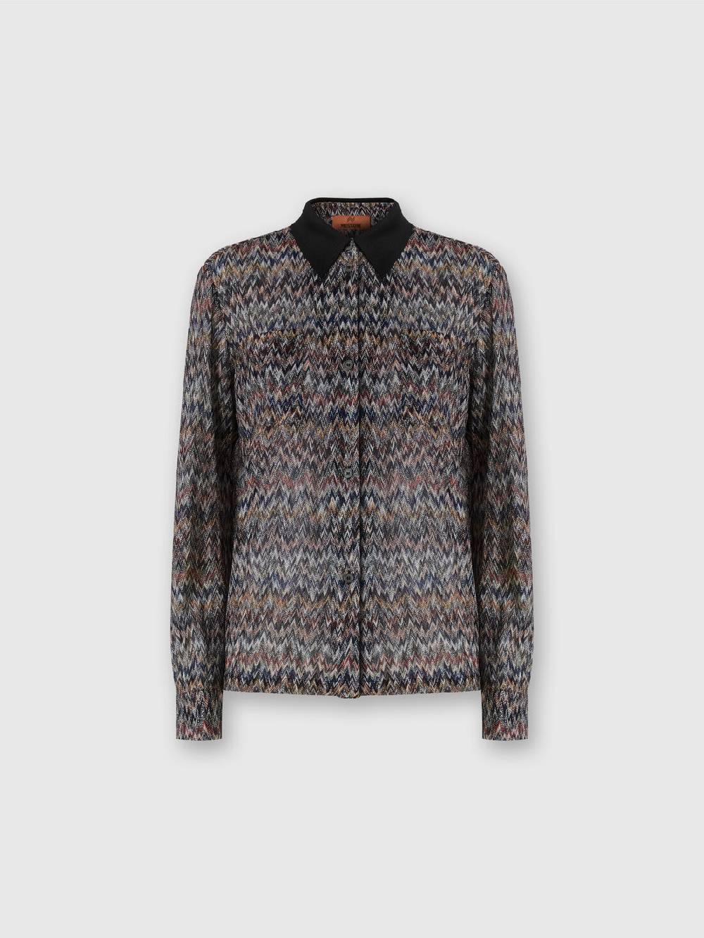 M Missoni Camicia In Misto Viscosa Lamé