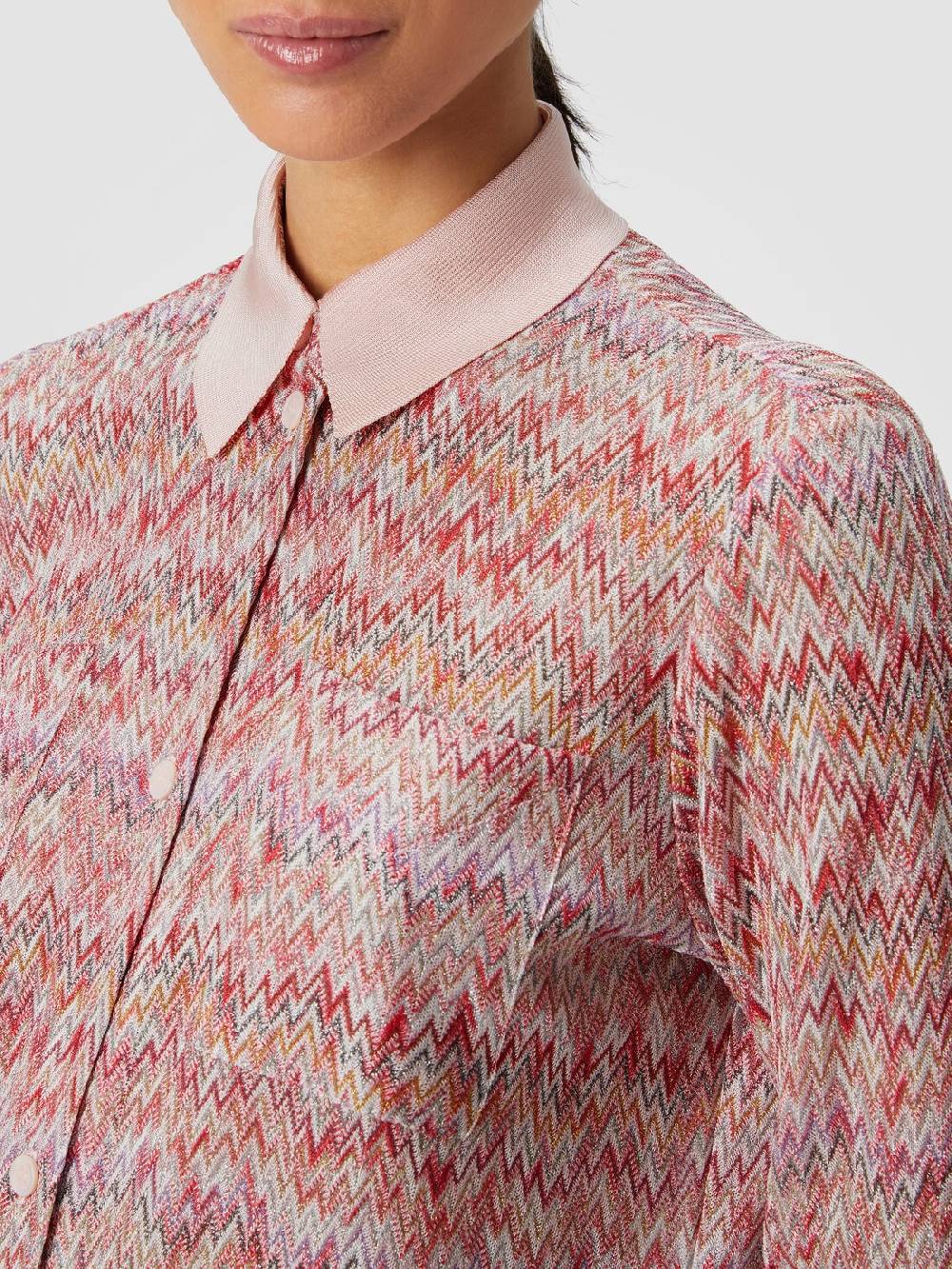 M Missoni Camicia In Misto Viscosa Lamé