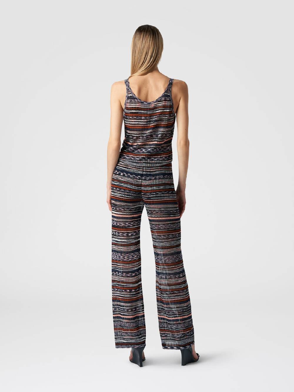 M Missoni Canottiera In Viscosa A Costine Fiammata