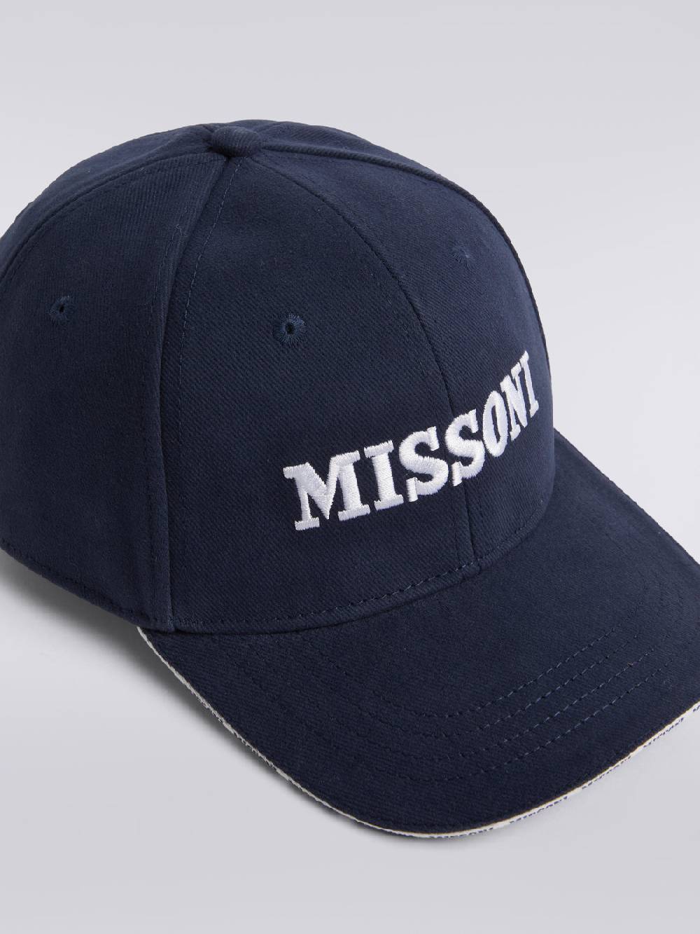 M Missoni Cappello Da Baseball In Cotone Con Logo