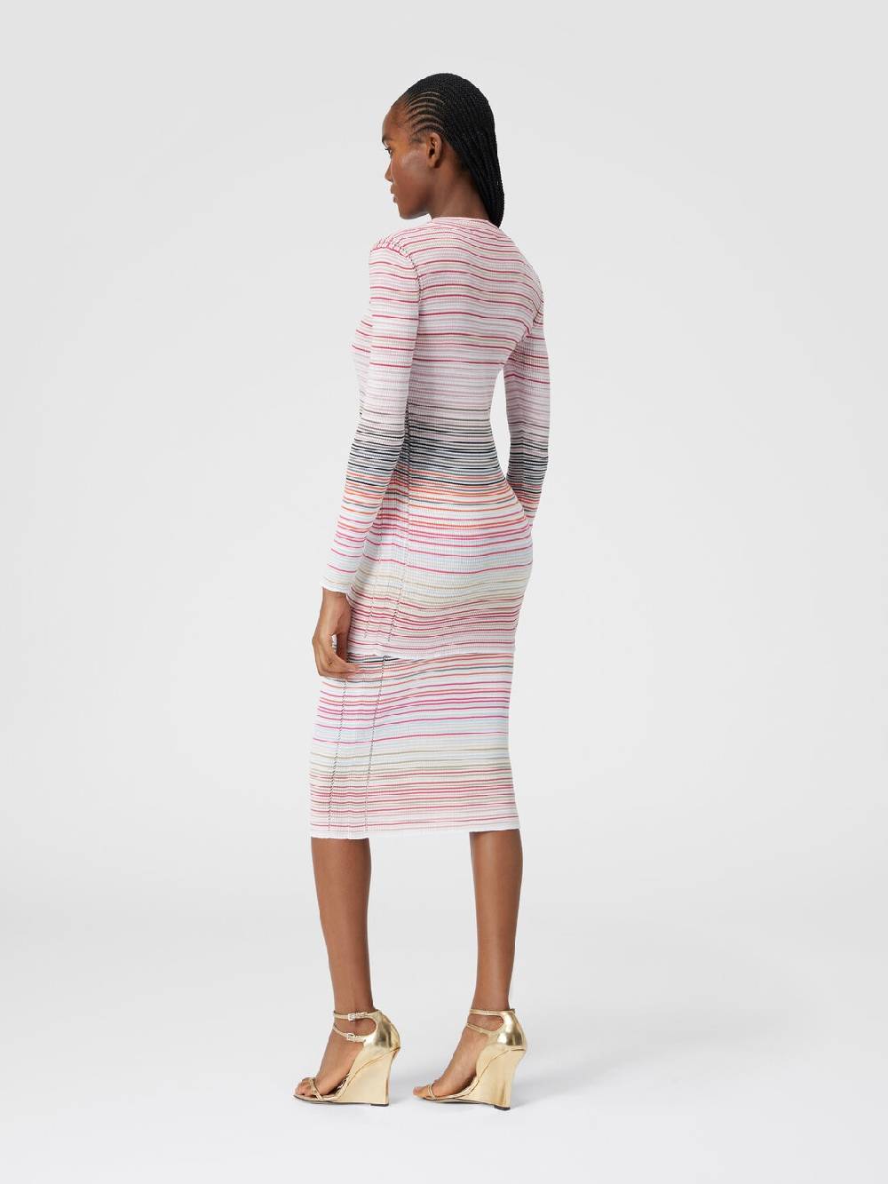 M Missoni Cardigan In Cotone E Viscosa A Righe