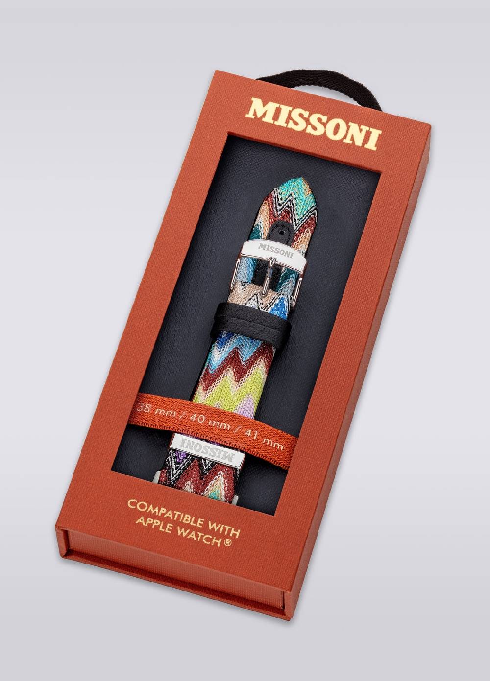 M Missoni Cinturino Apple In Tessuto Missoni