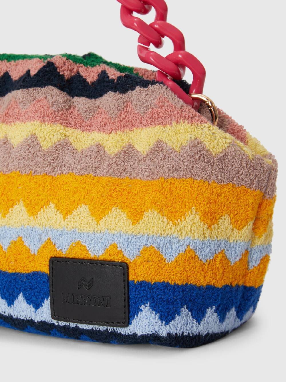 M Missoni Clutch In Spugna Di Cotone Zig Zag