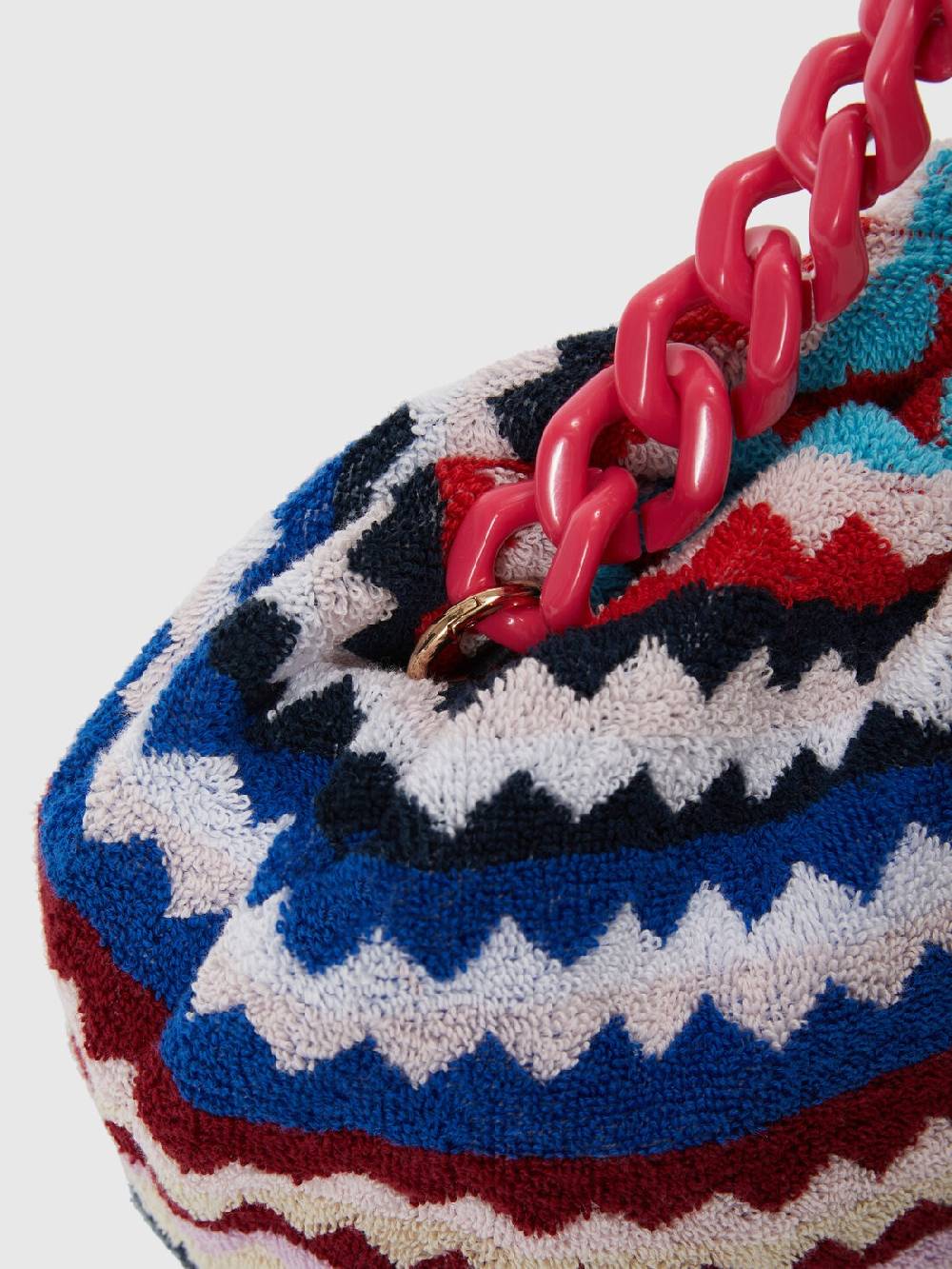 M Missoni Clutch In Spugna Di Cotone Zig Zag