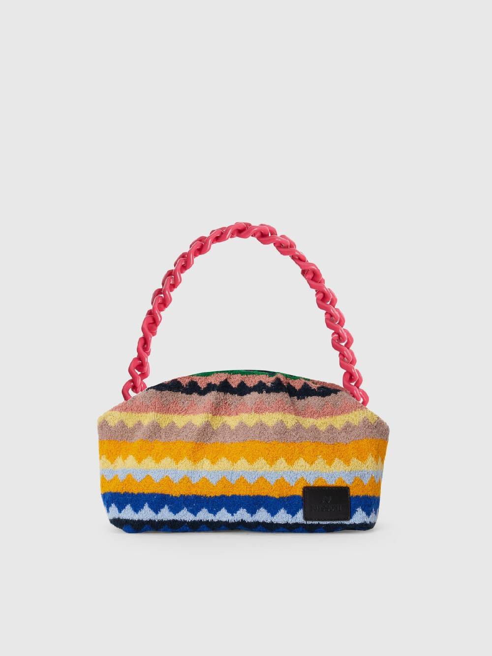 M Missoni Clutch in spugna di cotone zig zag