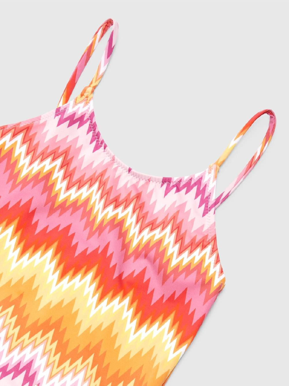 M Missoni Costume Intero Chevron Con Scritta Logo