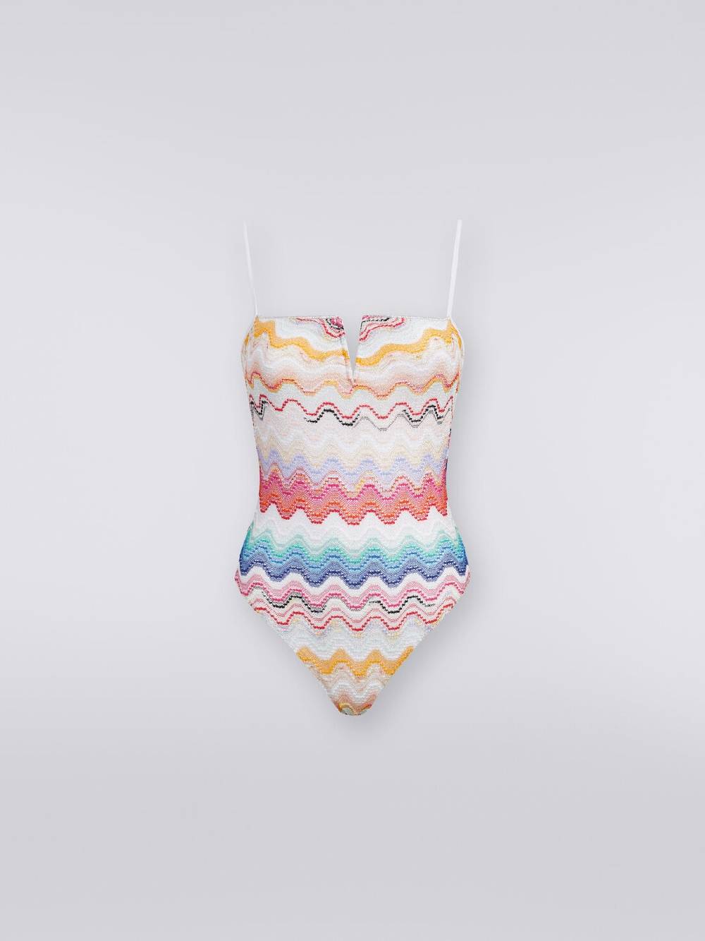 M Missoni Costume Intero Motivo Onda Con Ferretto