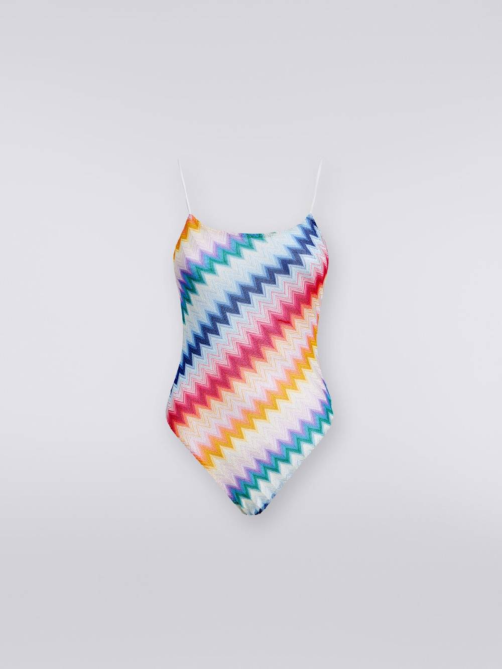 M Missoni Costume Intero Zig Zag Con Lurex