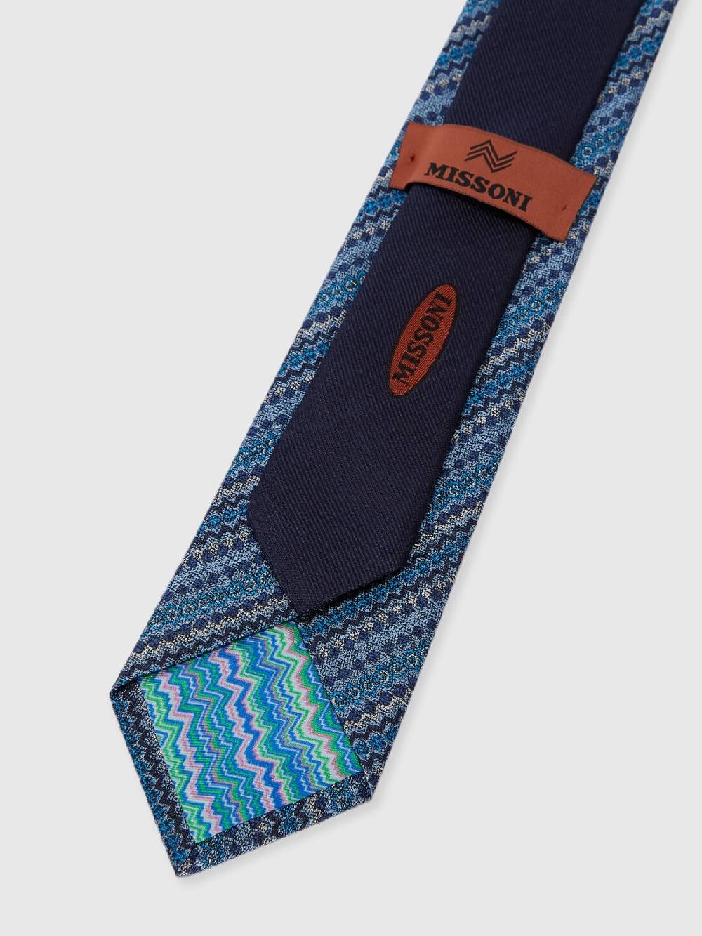M Missoni Cravatta In Seta Multilavorata
