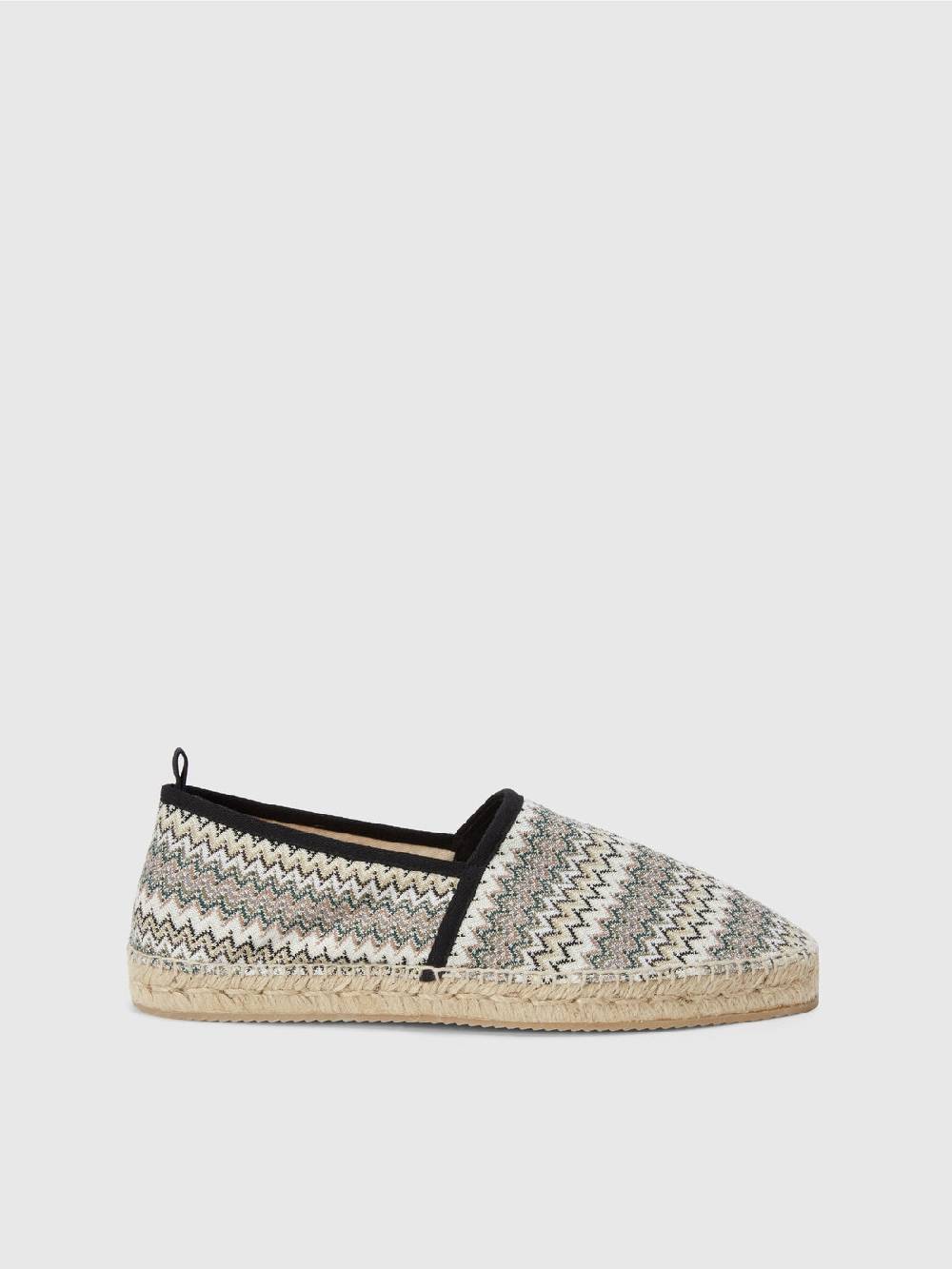 M Missoni Espadrilles In Tessuto Zig Zag
